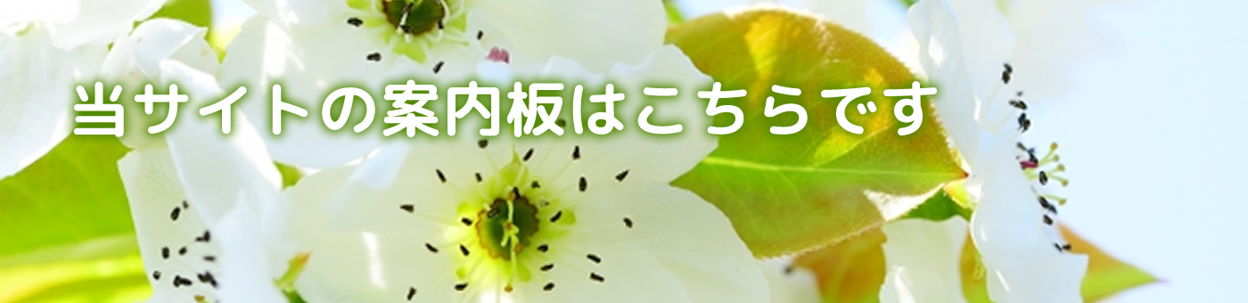 当サイトの案内板はこちらです